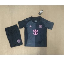 Inter Miami Koszulka Wyjazdowa dzieci 2025-26 Krótki Rękaw (+ krótkie spodenki)